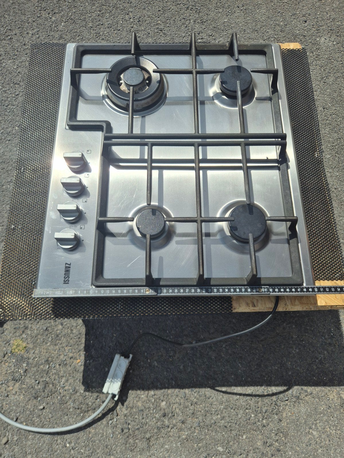 gaskookplaat, Elektronische apparatuur, Kookplaten, Ophalen, Gebruikt, Gas, 4 kookzones