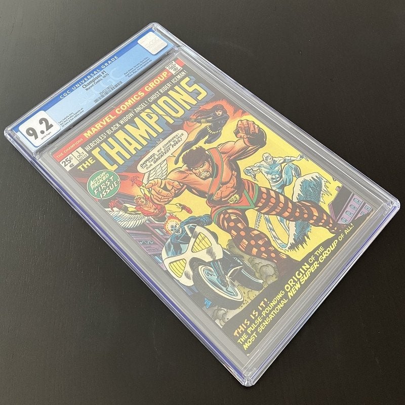 Champions Vol.1 #1 CGC (1975) NM- (9.2), Livres, BD | Comics, Marvel Comics, Comme neuf, Comics, Amérique
