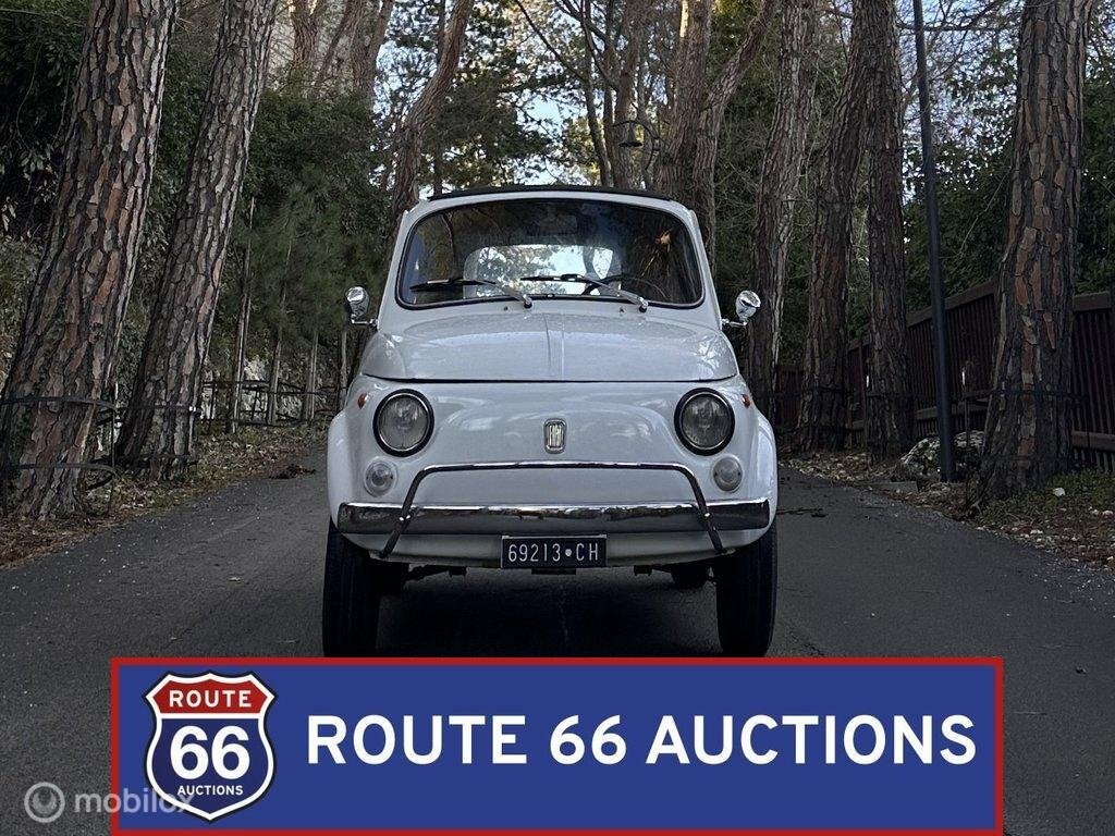 Fiat 500 L | 1969 | Route 66 Auctions, Autos, Achat, Entreprise, Boîte manuelle, Autre carrosserie