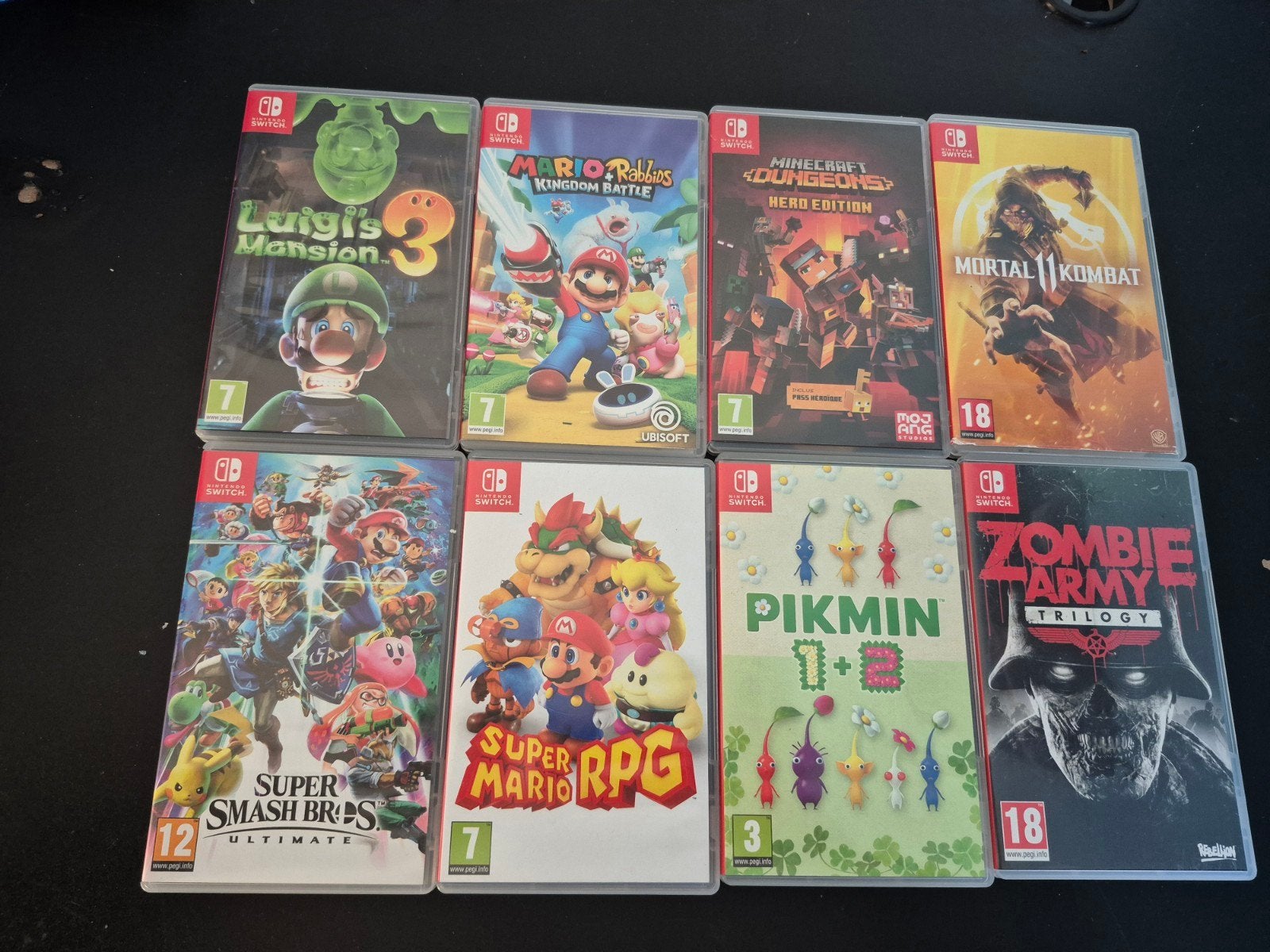 SWITCH GAMES prijs en beschrijving, Games en Spelcomputers, Ophalen, Zo goed als nieuw