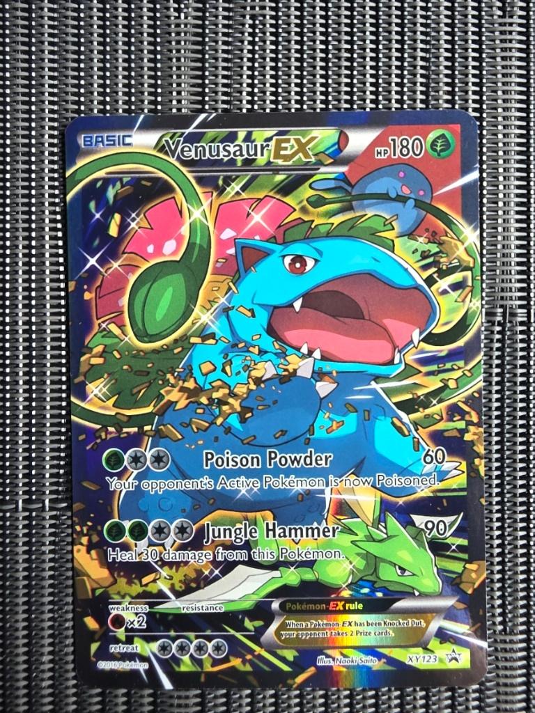Venusaur XY123 - Black Star Promo - Near Mint, Hobby en Vrije tijd, Verzamelkaartspellen | Pokémon, Ophalen of Verzenden, Zo goed als nieuw