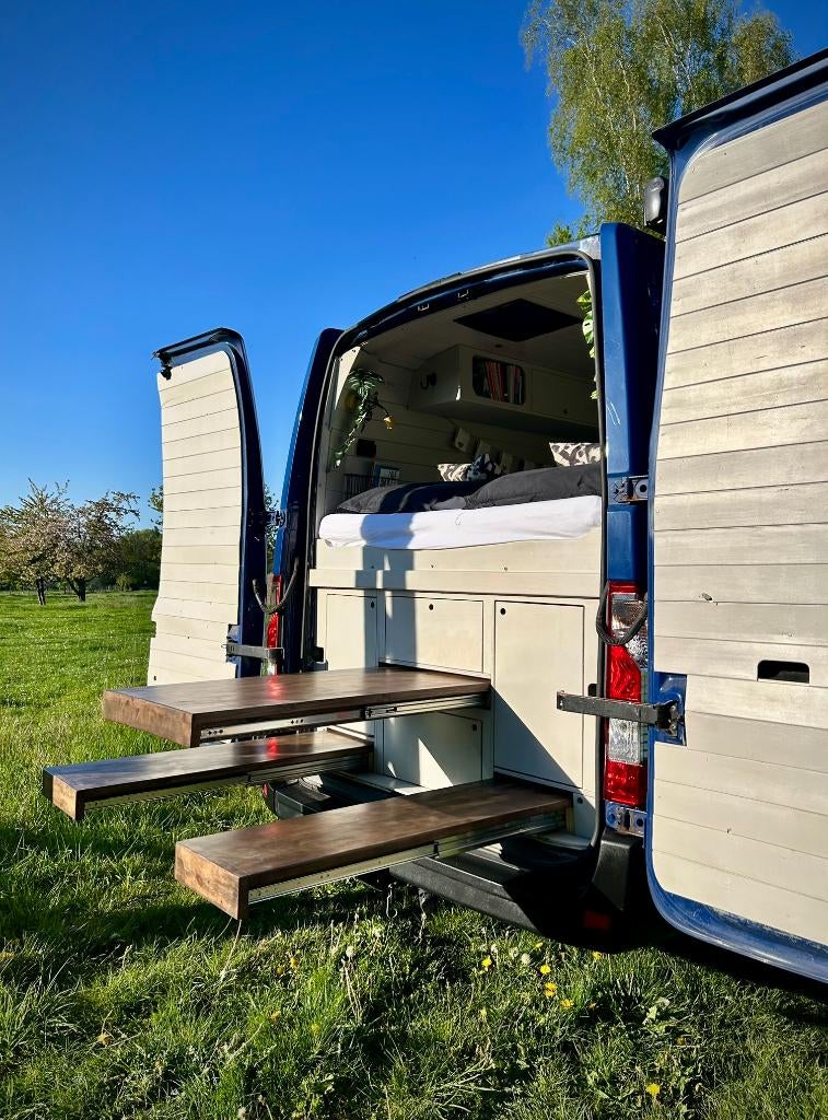 Instapklare Renault Master (2012) voor off-grid avontuur, Caravanes & Camping, Caravanes, Autres marques, Panneau solaire, 5 à 6 mètres