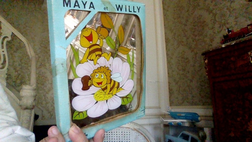 Miroir maya l'abeille(vintage), Antiquités & Art, Enlèvement