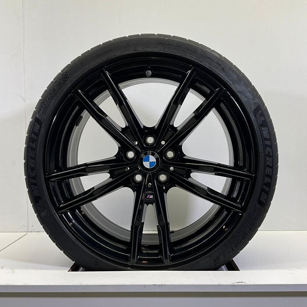 BMW 2 3 4 SERIE G20 G21 G22 G23 G42 BREEDSET VELGEN + ZOMERB, Auto-onderdelen, Banden en Velgen, 19 inch, Gebruikt, -, -