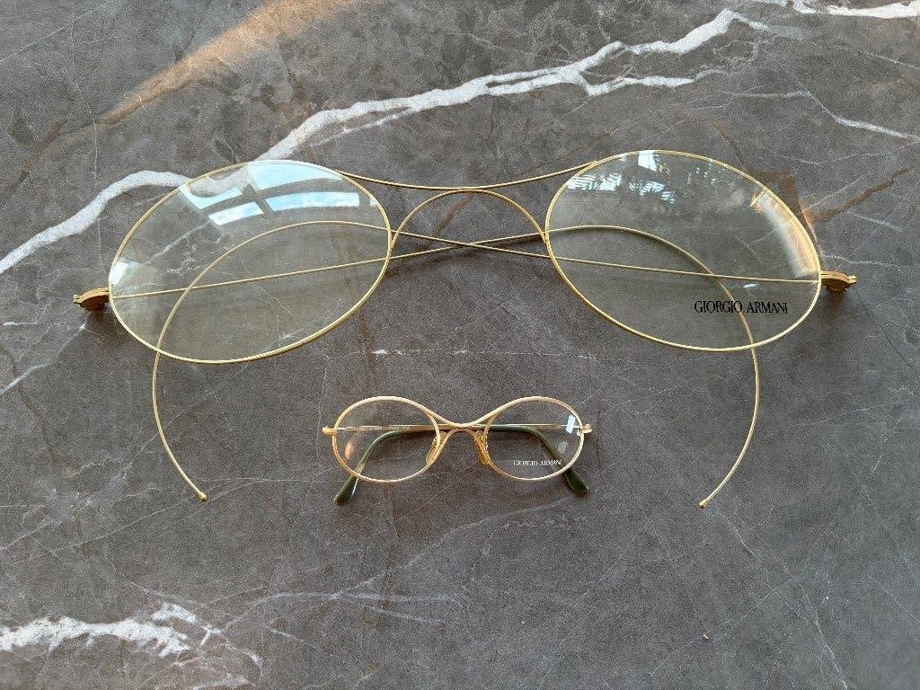 Giant Vintage Giorgio Armani Store Display bril Jaren 80, Overige merken, Gebruikt, Overige kleuren, Ophalen of Verzenden