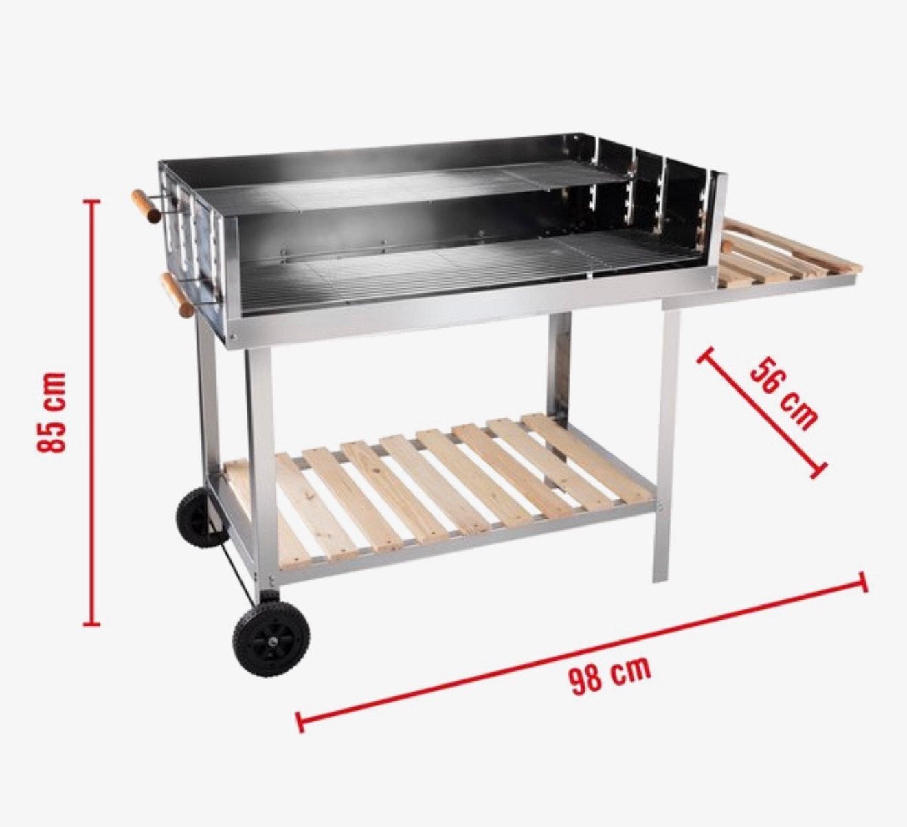 BBQ (niet orginele foto) schade door gebruik., Ophalen, Gebruikt