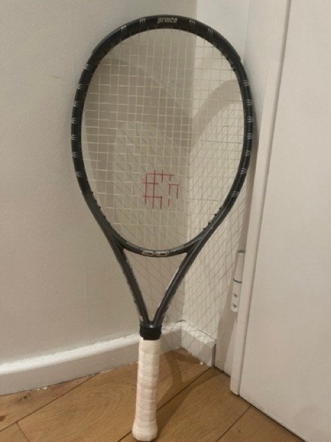 À vendre : raquette de tennis argentée Prince Exo3 118, Enlèvement ou Envoi, Raquette, L4, Prince