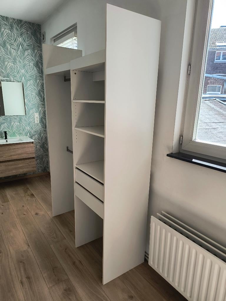 kleerkast/dressing LaRedoute Yann - wit, Huis en Inrichting, Kasten | Kleerkasten, Ophalen, Gebruikt, 100 tot 150 cm, 50 tot 75 cm