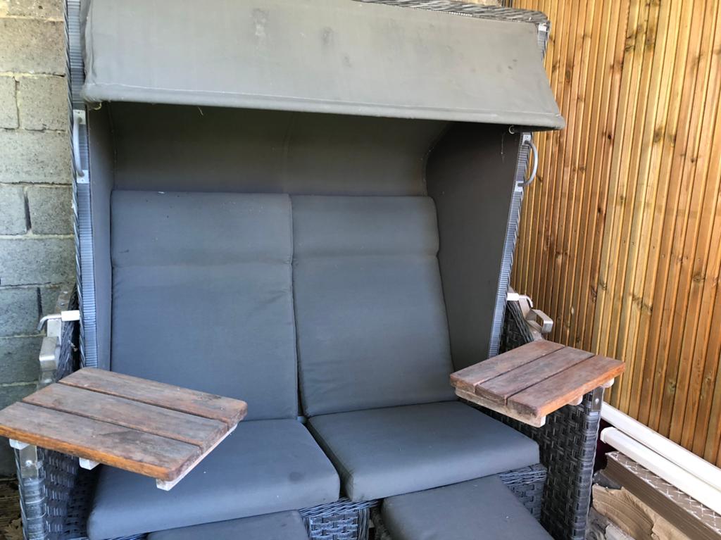 Lounge, Tuin en Terras, Tuinbanken, Ophalen, Zo goed als nieuw