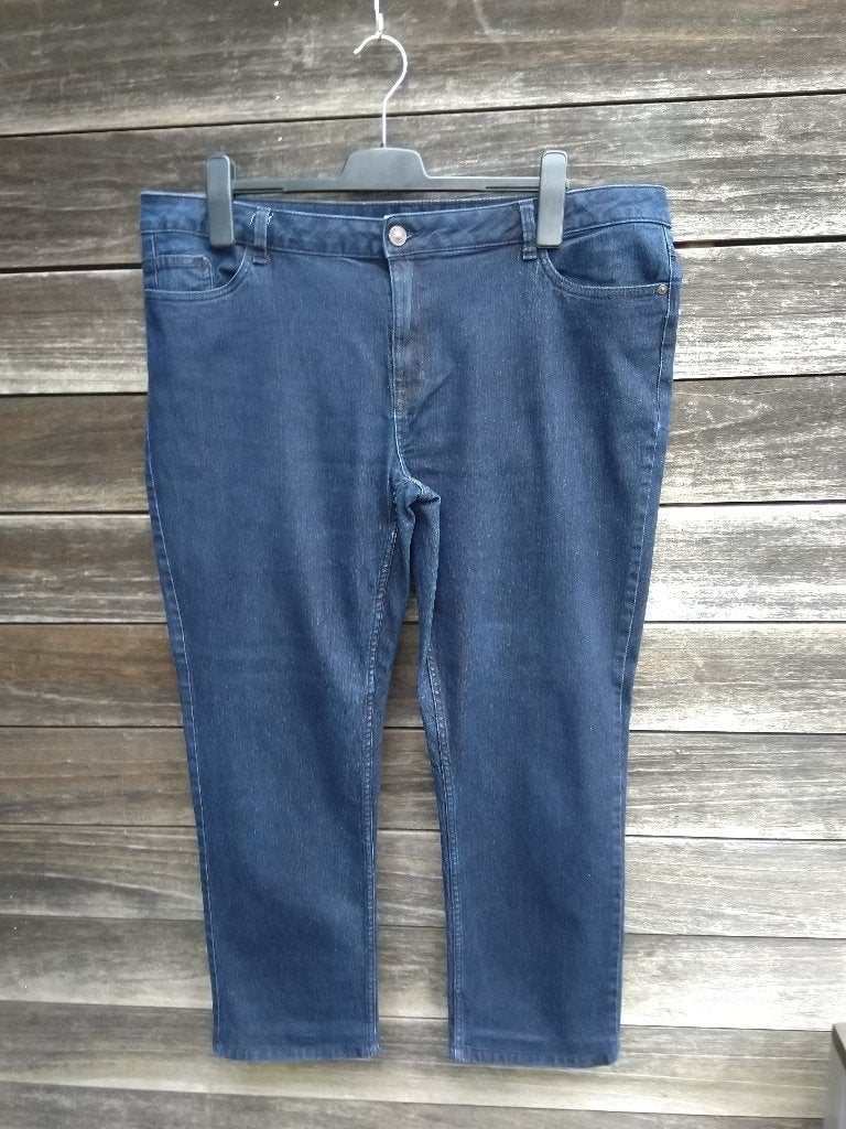 Donkerblauwe Jeans Van C&A In Maat Eur 48, F 50, Kleding | Dames, Grote Maten, Blauw, Ophalen of Verzenden, Zo goed als nieuw