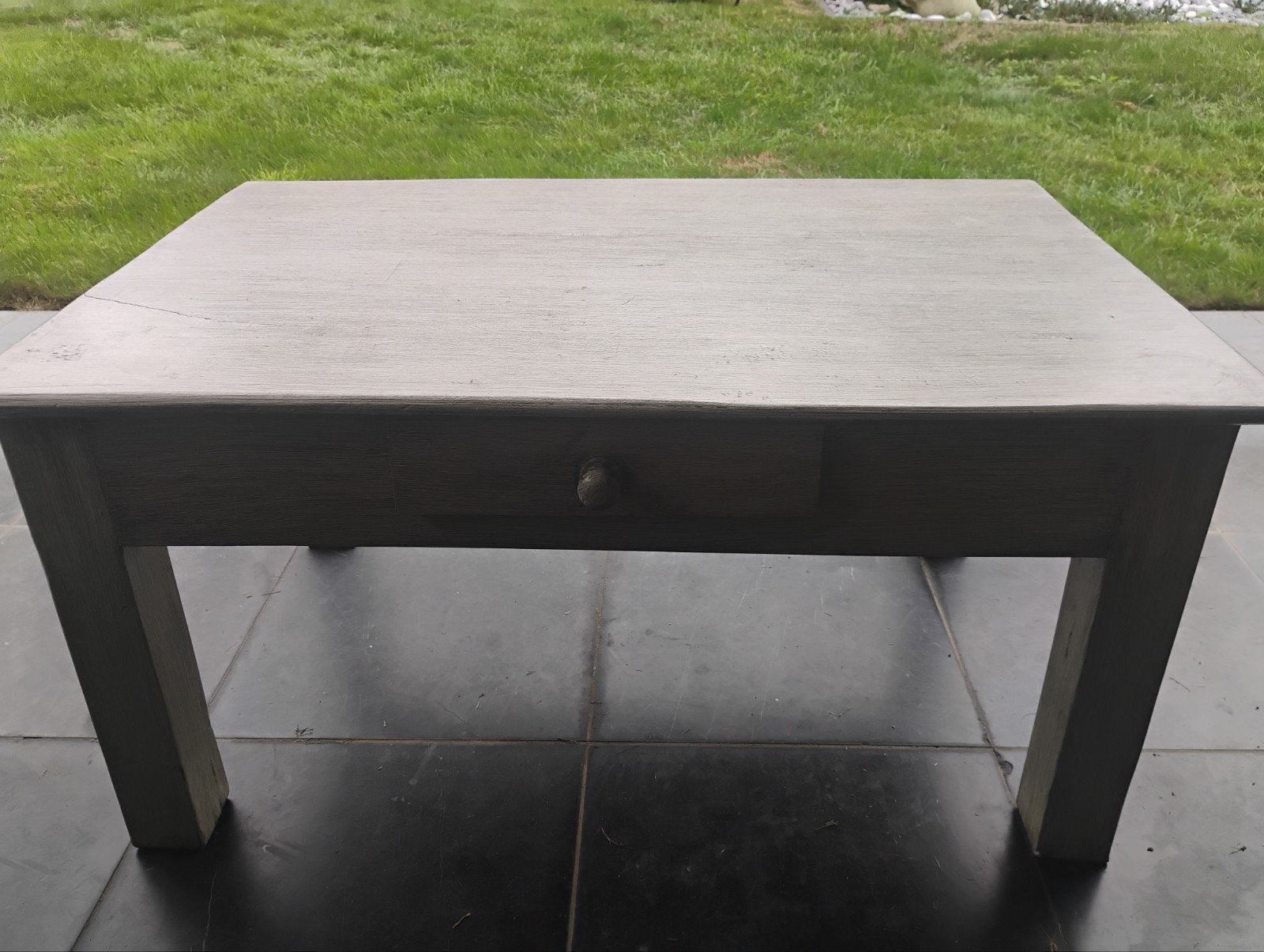 table basse avec toboggan, Enlèvement