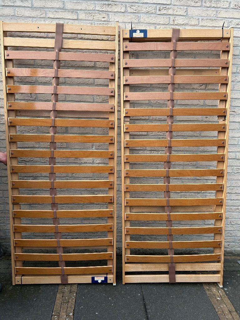 Gratis Lattenbodem 1,60 m x 2 m, Huis en Inrichting, Ophalen, Gebruikt, Tweepersoons, 80 cm