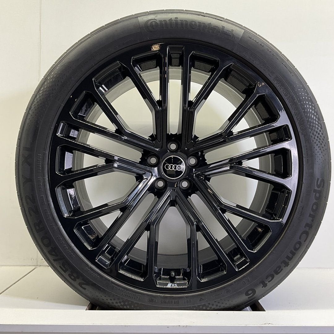 AUDI RSQ8 SQ8 Q8 SET VELGEN + ZOMERBANDEN 22 INCH, Auto-onderdelen, Banden en Velgen, Gebruikt, -, 285 mm, -