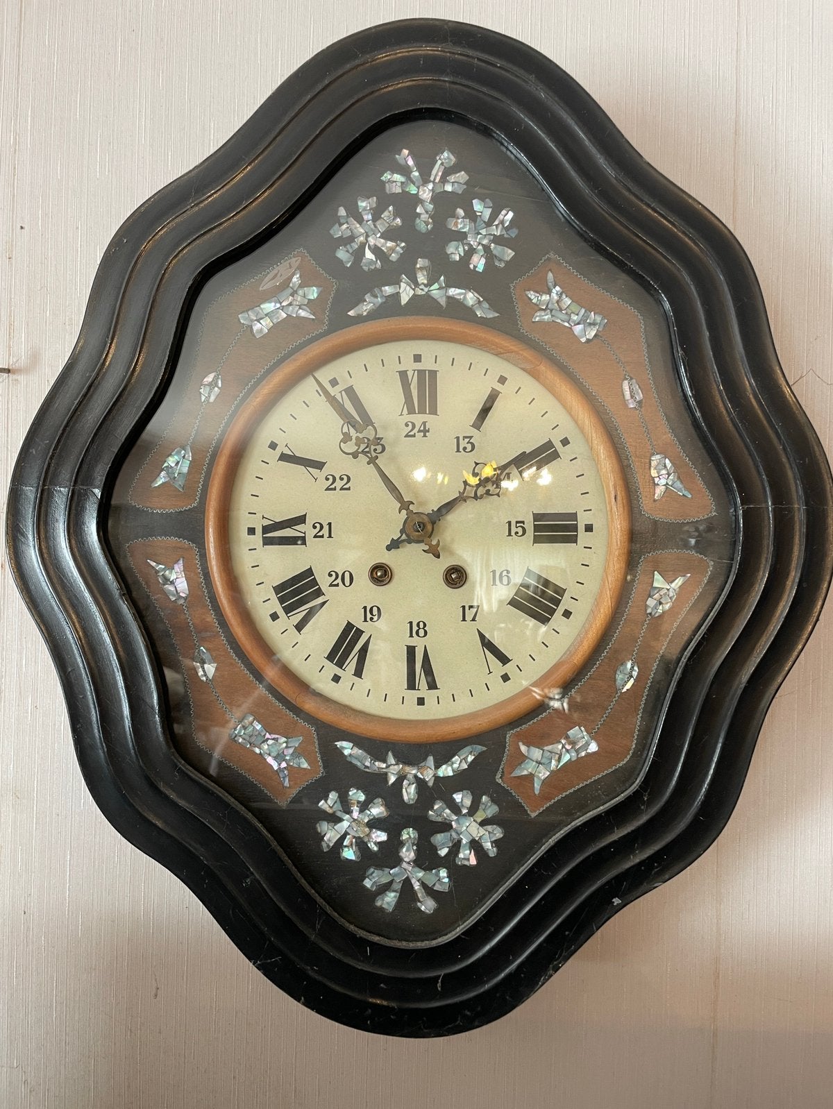 Horloge ancienne française Oeil-de-Boeuf XIXe siècle, Enlèvement