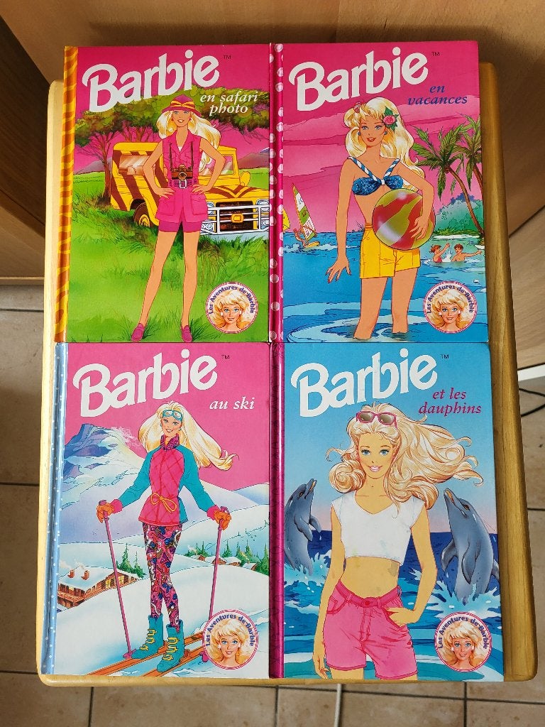 Lot de 4 livres Barbie, Enlèvement, Garçon ou Fille, Fiction général, 5 ou 6 ans