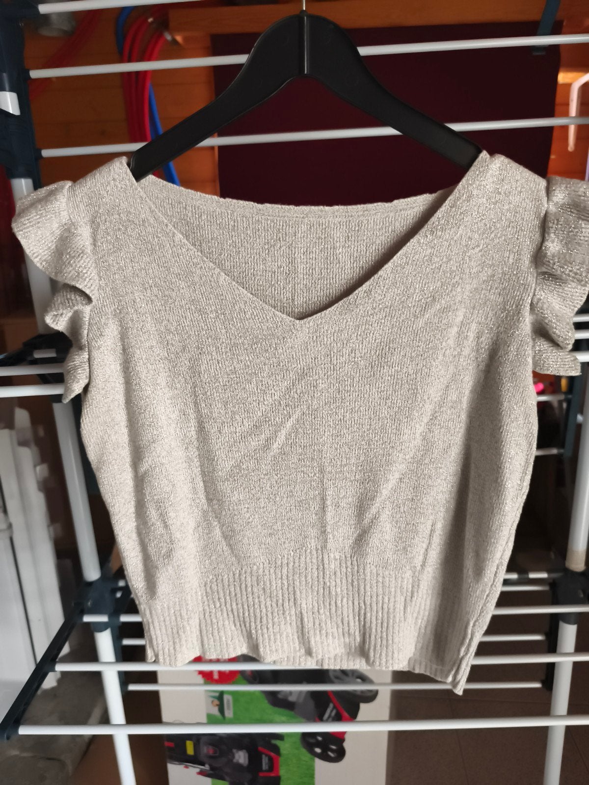 topje, Ophalen, Gedragen, Maat 38/40 (M), Beige