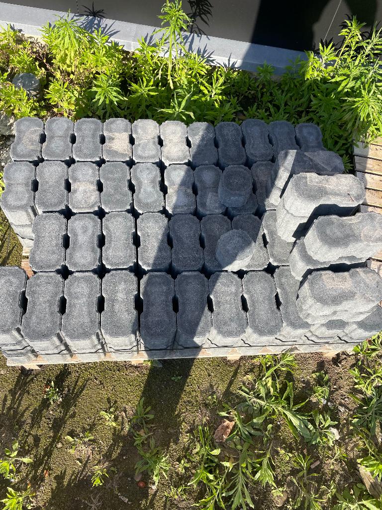Waterpasserende klinkers antraciet, Ophalen, Nieuw, Minder dan 5 m², Klinkers