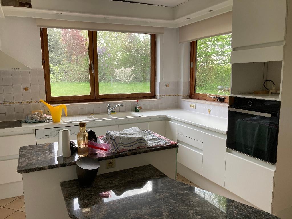 Keuken, Huis en Inrichting, Ophalen, Gebruikt, Wit, Hoekkeuken