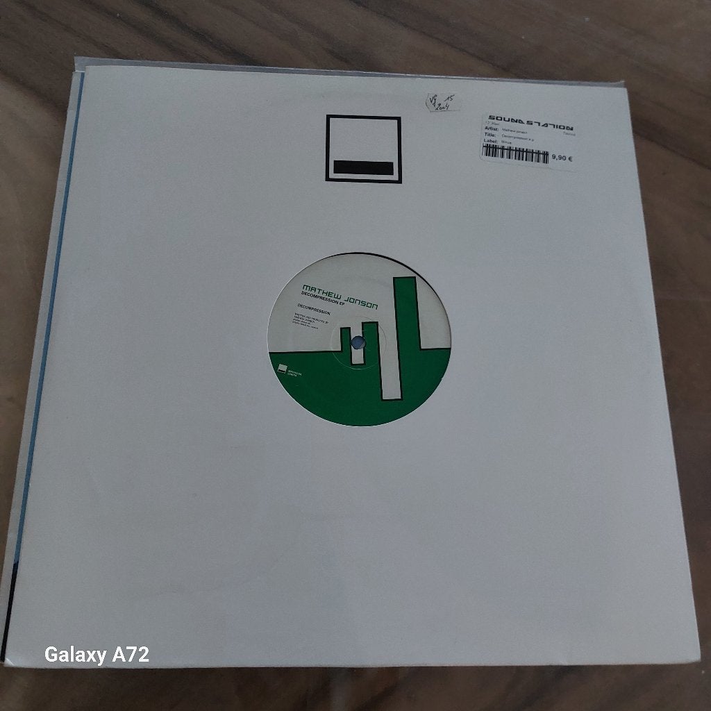 mathew johnson decompression ep 12 inch maxi, Cd's en Dvd's, Vinyl | Dance en House, Gebruikt, Ophalen of Verzenden, Techno, EP