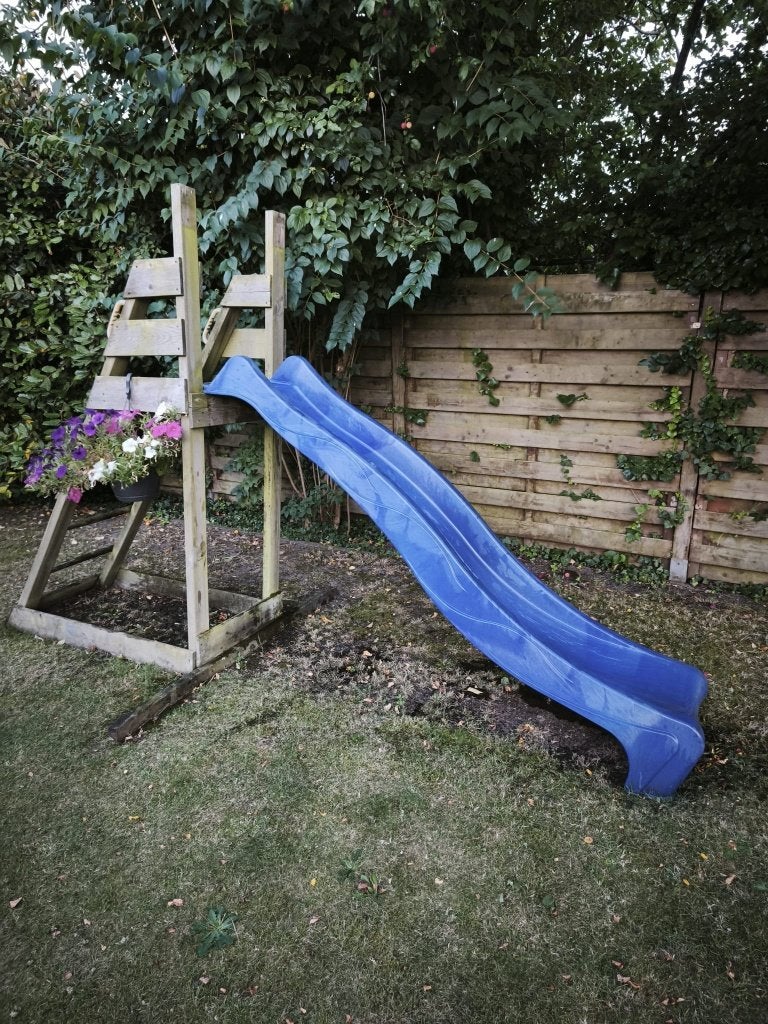 Schuifaf, Kinderen en Baby's, Speelgoed | Buiten | Speeltoestellen, Ophalen, Glijbaan