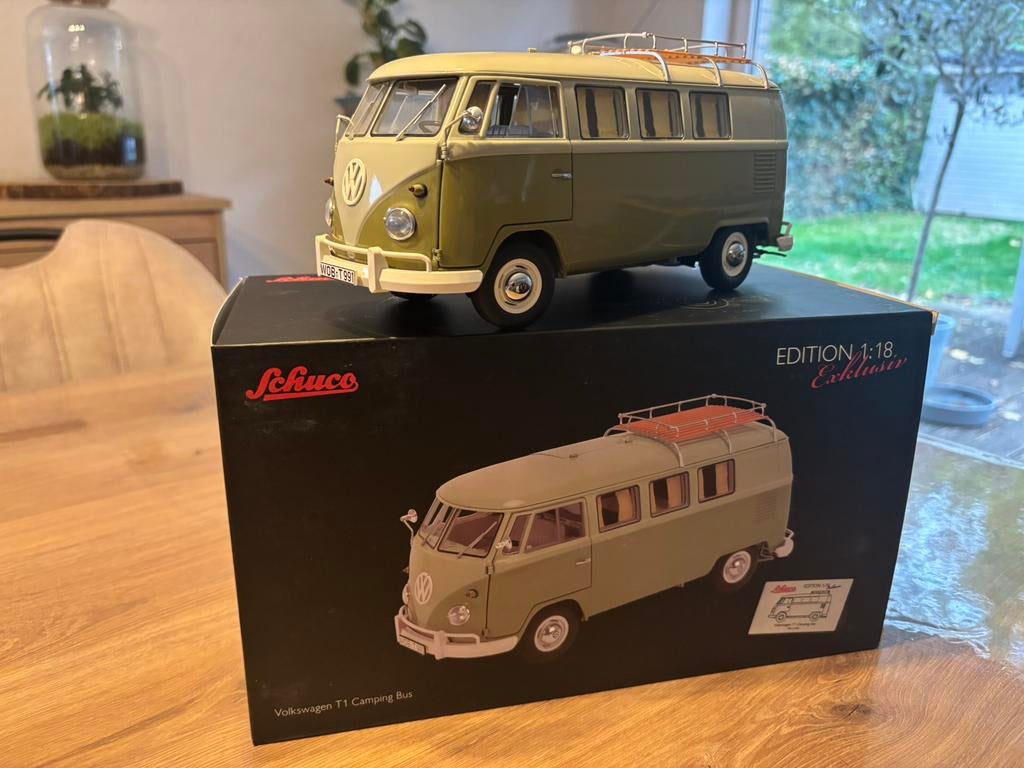 Volkswagen t1 camper 1/18, Ophalen of Verzenden