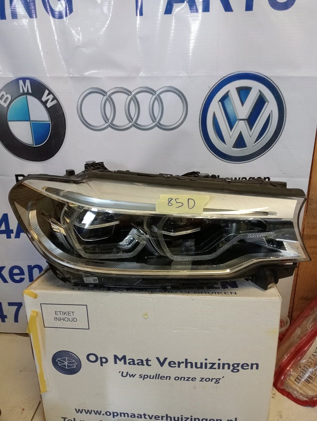 Koplamp BMW 5 Serie G30 G31 Adaptive Led Rechts 8499122-03 E, Auto-onderdelen, Verlichting, Gebruikt, -, -, Ophalen of Verzenden