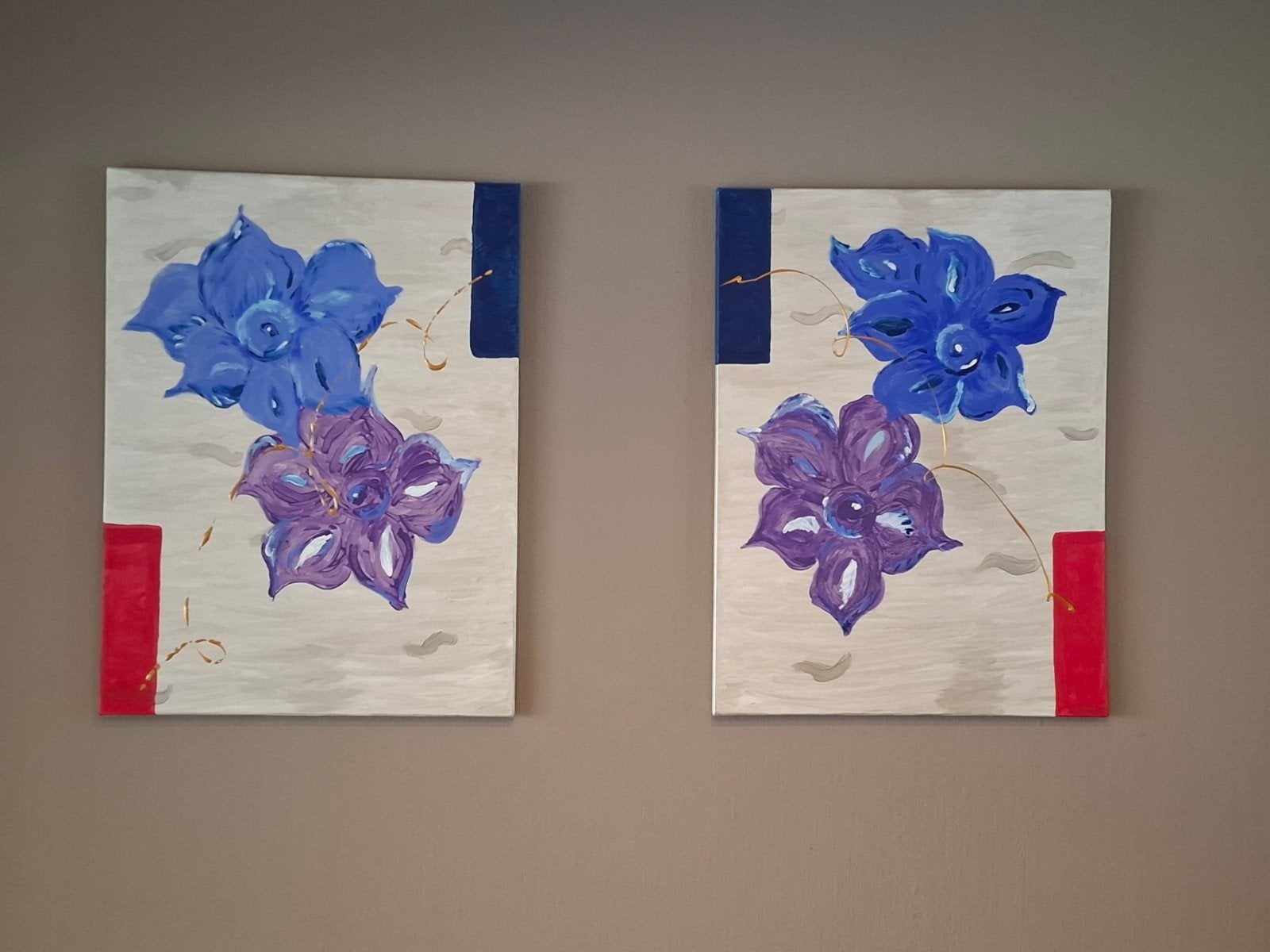 2 schilderijen, Enlèvement