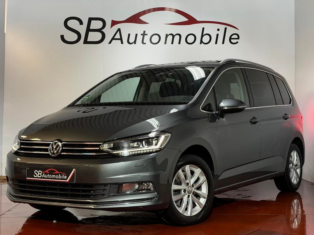 Volkswagen Touran 1.6 TDi SCR Highline DSG*7 PL*TOIT PANO*BI, Autos, Argent ou Gris, Achat, Euro 6, Entreprise