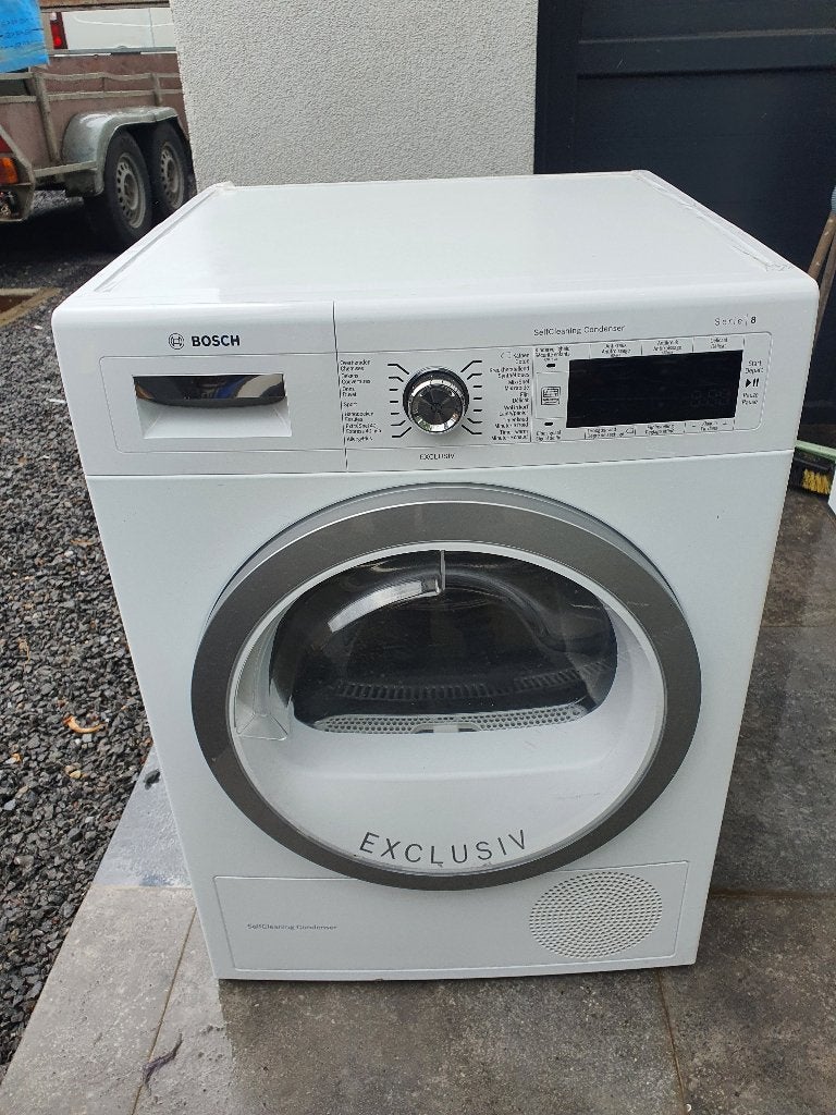Bosch Series 8 - Sèche-linge - Sèche-linge à pompe à chaleur, Electroménager, Sèche-linge, Comme neuf, Autres types, Chargeur frontal
