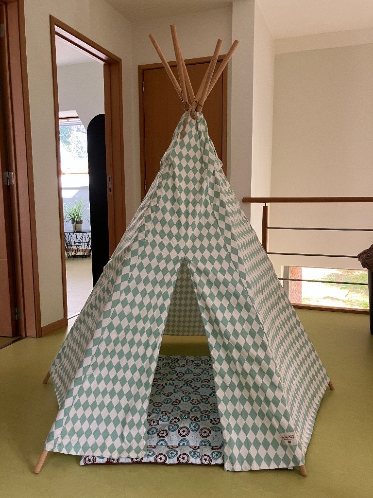 tipi speeltent en speelmat Nobodinoz/Trixie, Enlèvement, Comme neuf