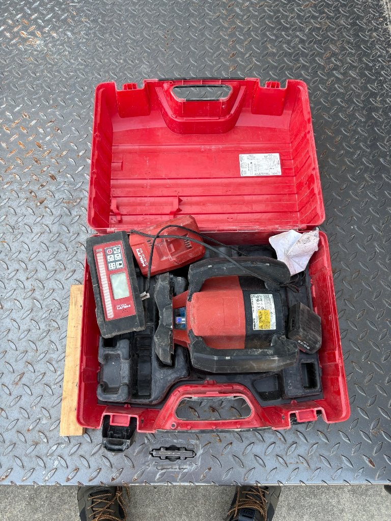 Roterende laser Hilti, Doe-het-zelf en Bouw, Meetapparatuur, Ophalen, Gebruikt, Overige meters