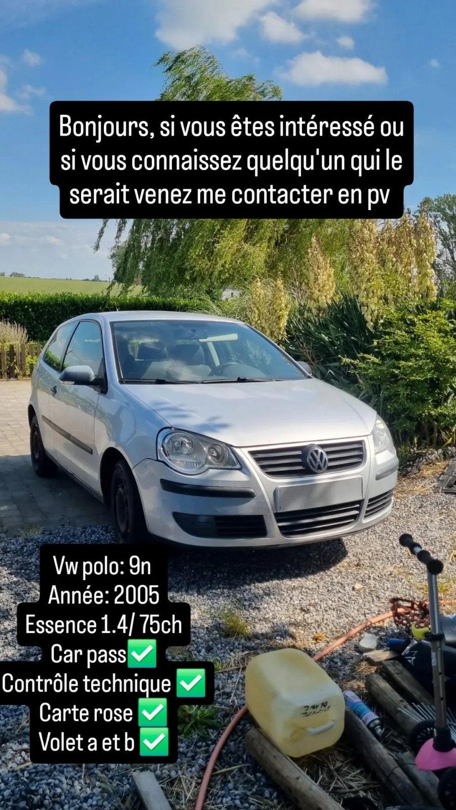 Vw polo 9n 1.4 essences, Auto diversen, Handleidingen en Instructieboekjes, Ophalen