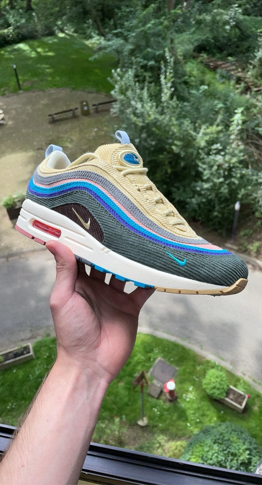Nike Air Max 1/97 Sean Wotherspoon taille 44,5, Kleding | Heren, Schoenen, Zo goed als nieuw, Ophalen