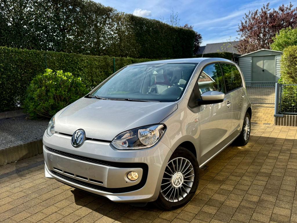 Volkswagen High UP 1.0i Automaat Red Line Special Edition, Auto's, Automaat, Euro 5, Up!, Leder en Stof