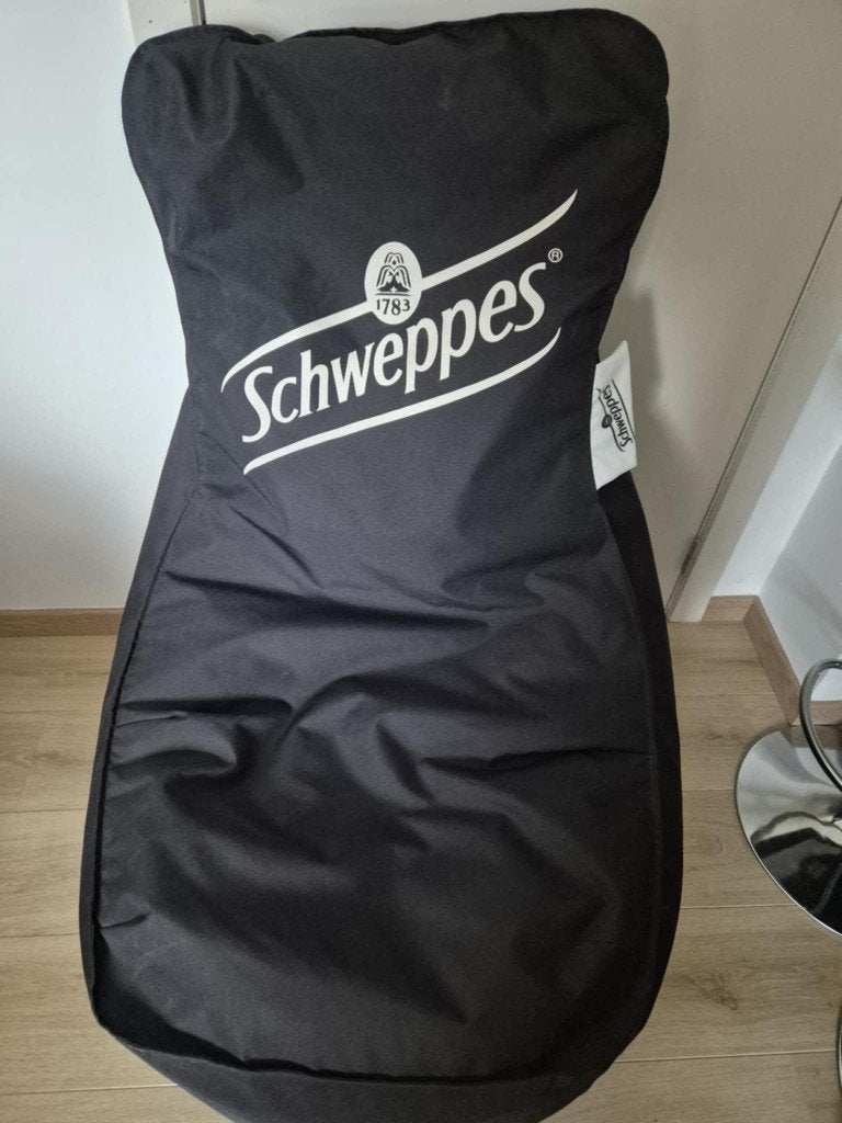 Zitzak Schweppes, Ophalen of Verzenden, Nieuw, Zwart, Zitzak