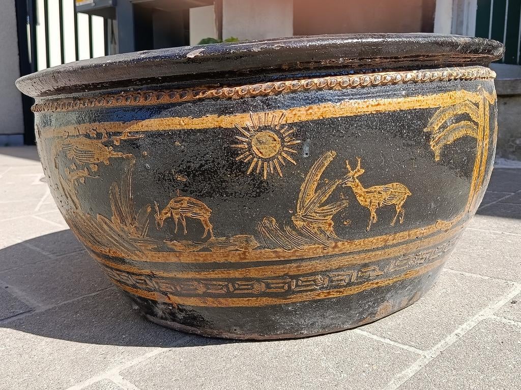 Plantenbak/pot, Ophalen, Gebruikt, Rond, Balkon