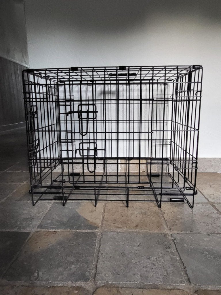 Puppybench, Dieren en Toebehoren, Ophalen, Zo goed als nieuw