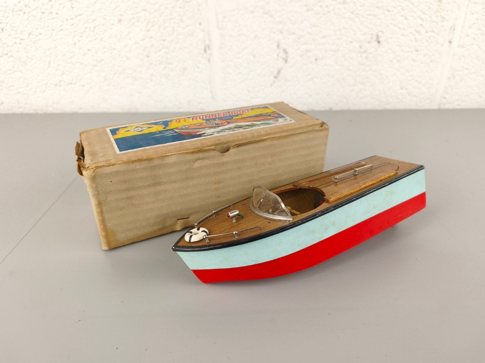 Speelgoed boot NKK Japan 1950's, Ophalen of Verzenden