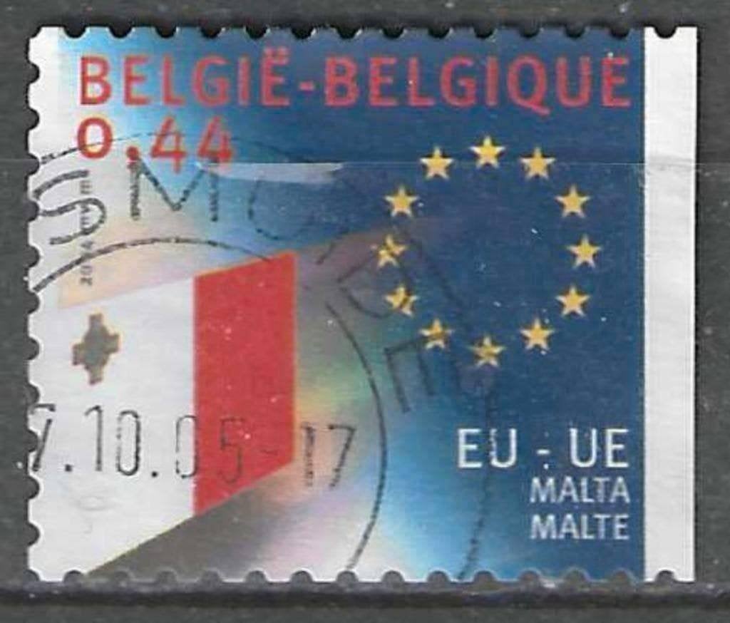 Belgie 2004 - Yvert 3285 /OBP 3298 - Europa - Malta (ST), Postzegels en Munten, Verzenden, Gestempeld, Gestempeld, Europa