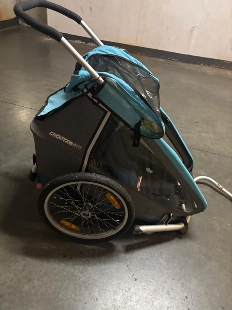 Fietskar Croozer Kid 1, Ophalen, Vering, Croozer, Zo goed als nieuw