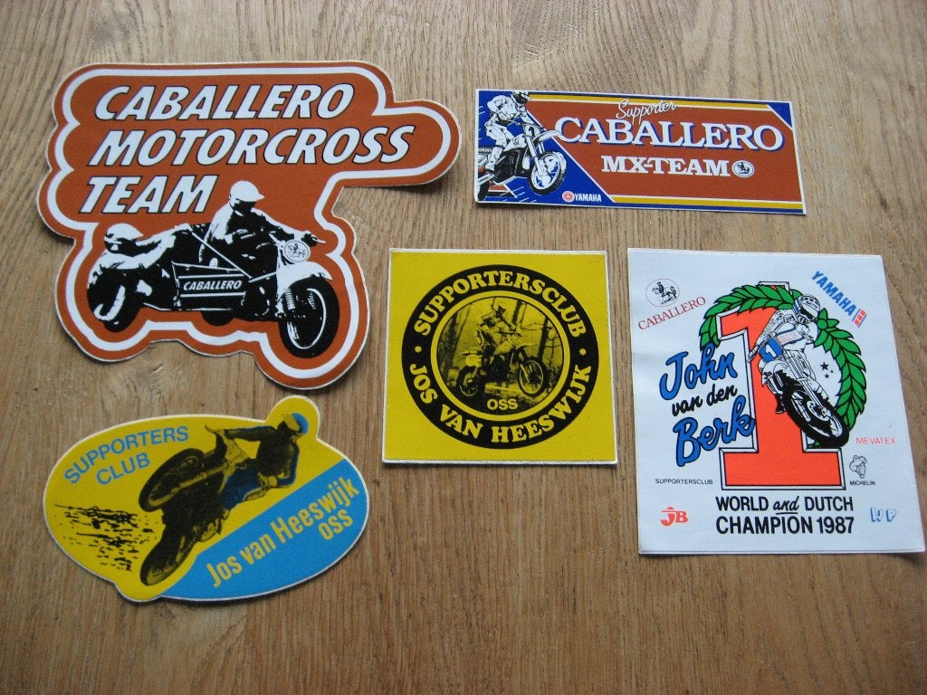 Vintage Stickers Motorcross, Collections, Enlèvement, Neuf, Sport