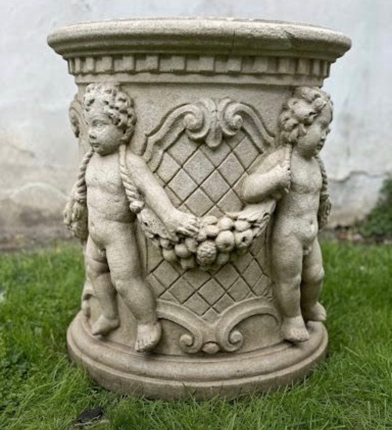 Fontaine en pierre, Jardin & Terrasse, Enlèvement ou Envoi, Comme neuf, Pierre, Ange
