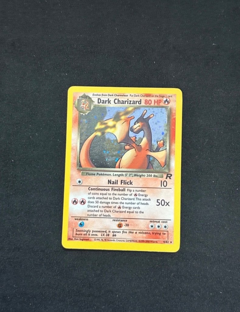 Dark Charizard Holo, Hobby en Vrije tijd, Verzamelkaartspellen | Pokémon, Ophalen of Verzenden, Zo goed als nieuw, Losse kaart