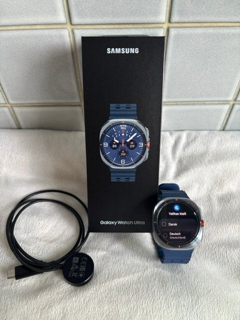 Galaxy Watch Ultra 2025 Titaniumblauw, Ophalen, Blauw, Zo goed als nieuw, Samsung