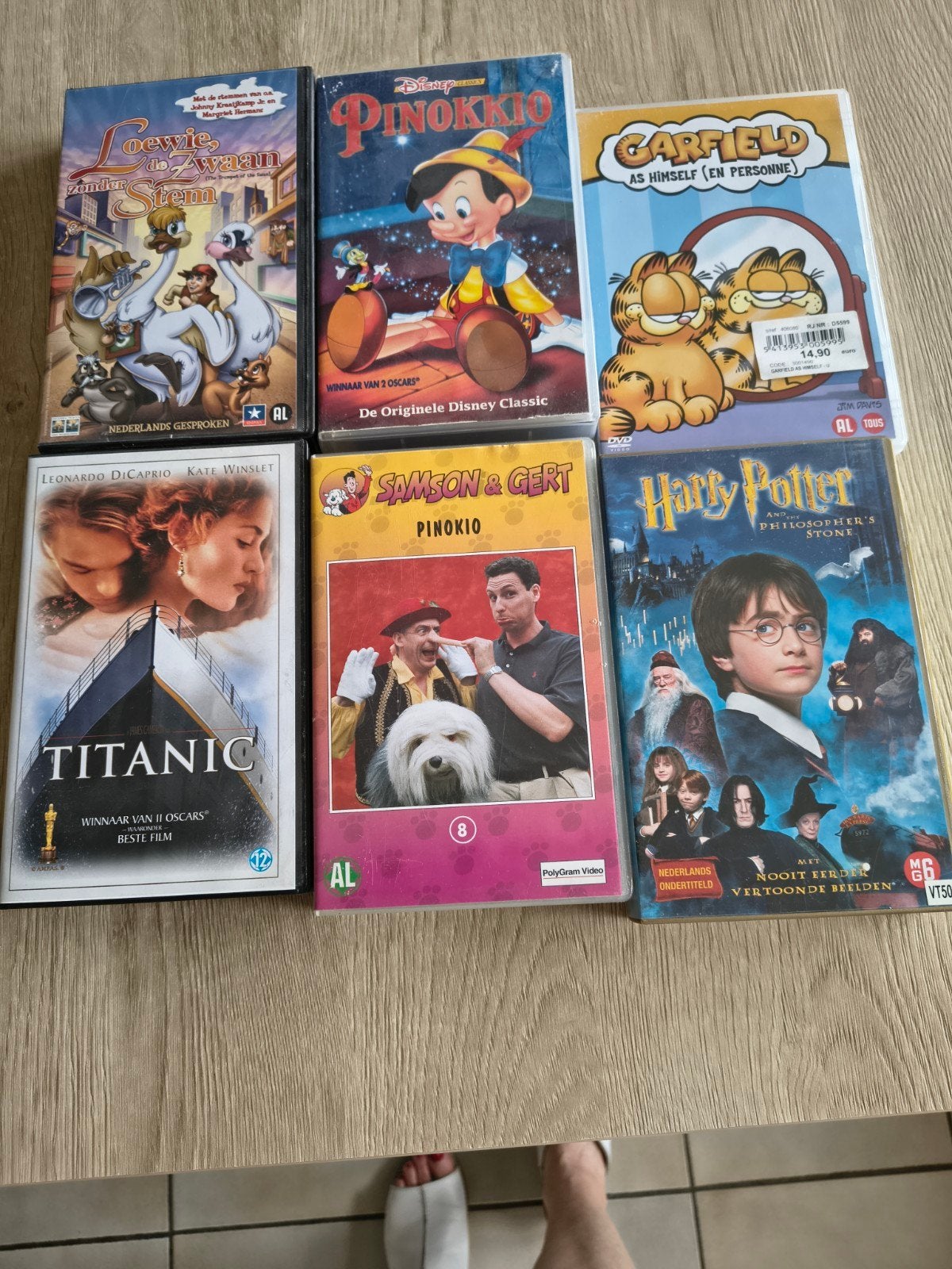 Dvd Pinokkio,loewie de zwaan,Garfield,Harry Potter, Samson, CD & DVD, VHS | Enfants & Jeunesse, Enlèvement