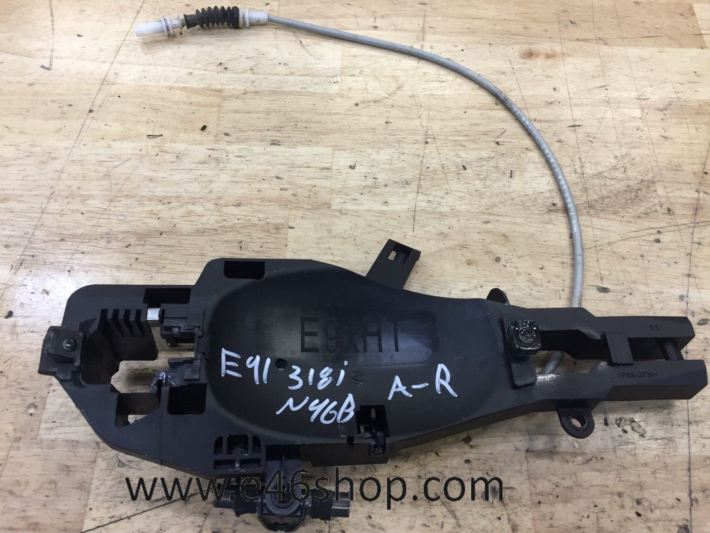Deurgreep mechaniek BMW E90 E91 rechts achter, -, Utilisé, Porte, -