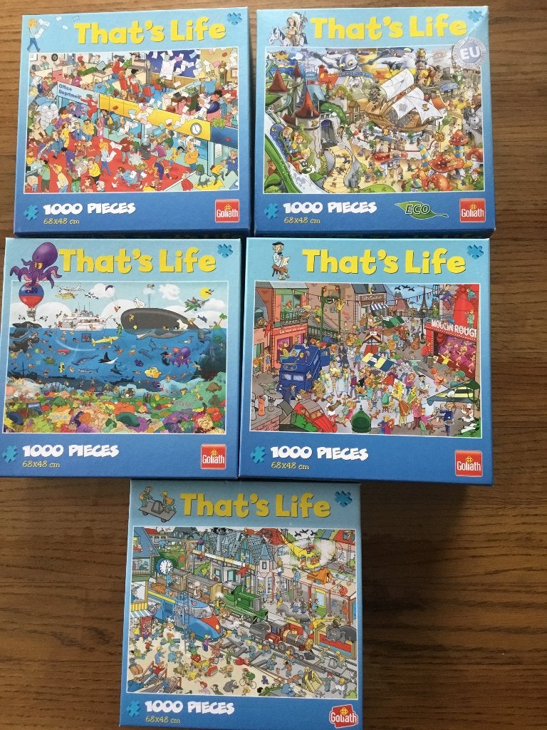 Puzzels Goliath 1000 stukjes That's life, Ophalen of Verzenden