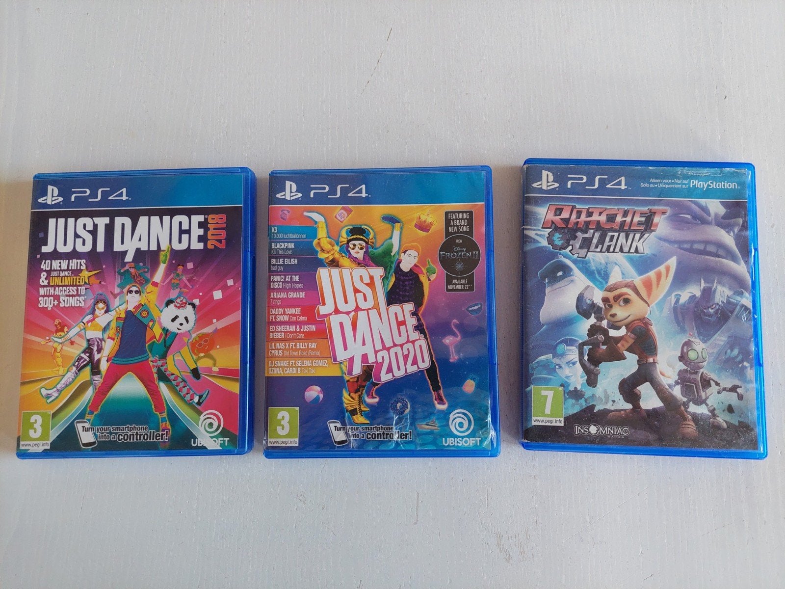 Ratchet et Clank + Just dance 2018 et 2020, Enlèvement, Utilisé