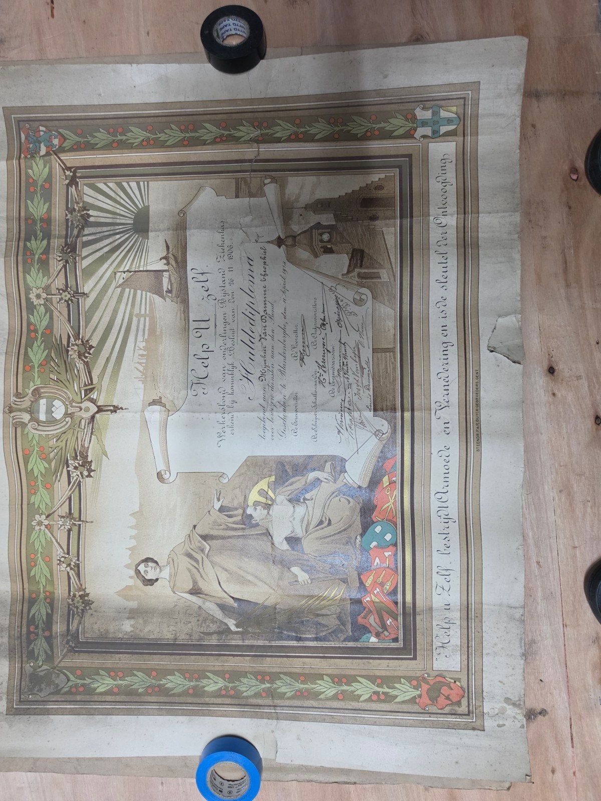 oud document, Ophalen