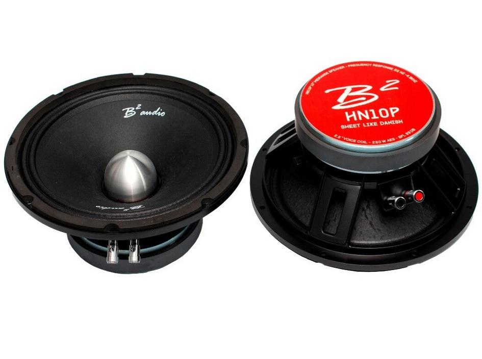 B2 Audio HN10P 10 inch / 25cm SQL midrange speaker set, Auto diversen, Autospeakers, Nieuw, Ophalen of Verzenden